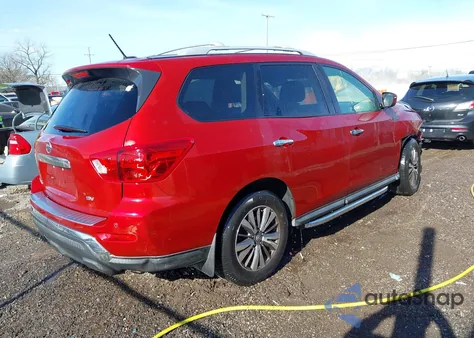 2018 Nissan Pathfinder Sv from USA, damaged, VIN 5N1DR2MN1JC642330